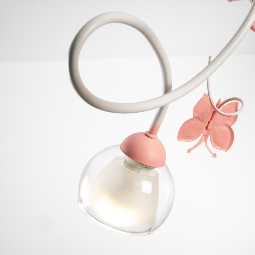 ONLI - Lámpara colgante infantil BUTTERFLY 3xE14/6W/230V