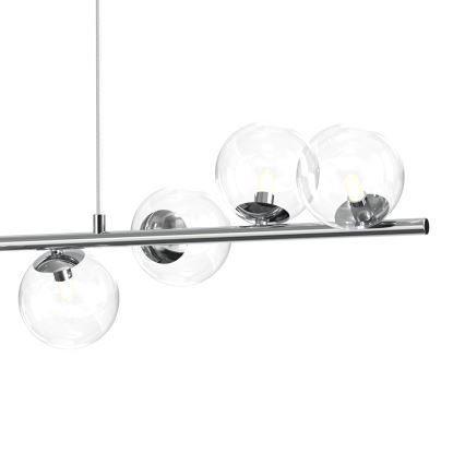 ONLI - Lámpara colgante KIMBERLY con cable 8xG9/6W/230V cromo brillante