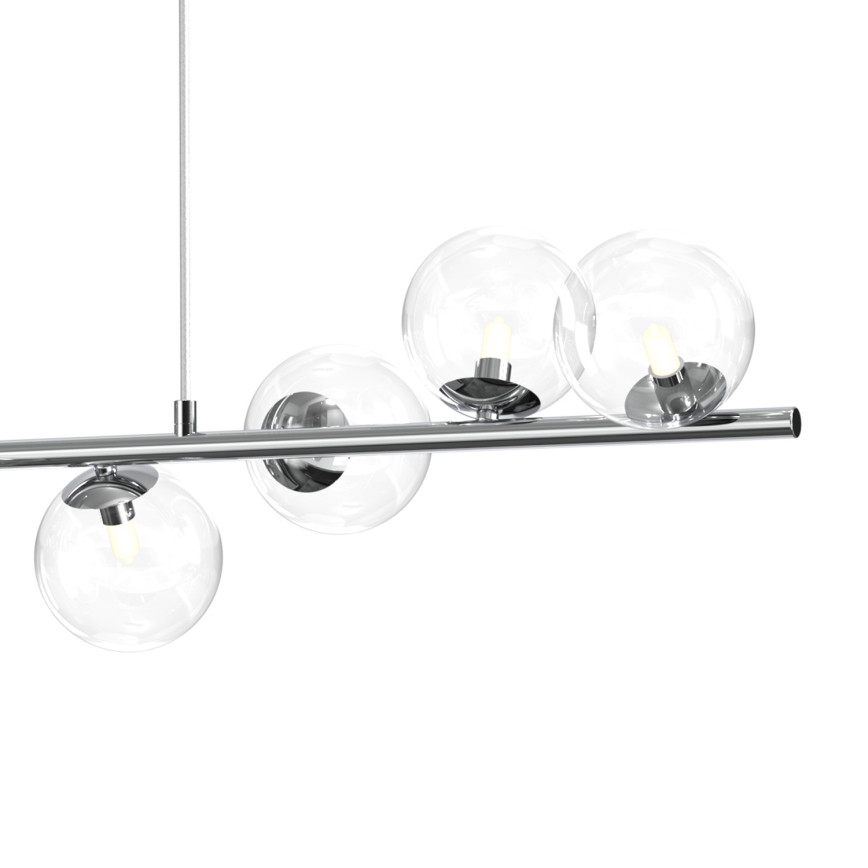 ONLI - Lámpara colgante KIMBERLY con cable 8xG9/6W/230V cromo brillante