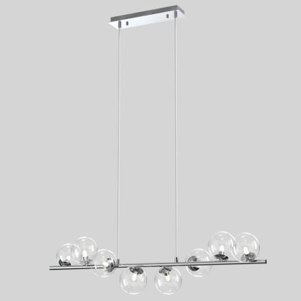 ONLI - Lámpara colgante KIMBERLY con cable 8xG9/6W/230V cromo brillante