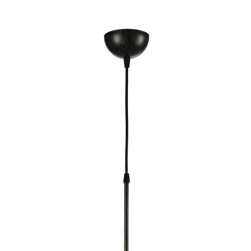 ONLI - Lámpara colgante MAIDA 1xE27/15W/230V diá. 50 cm marrón