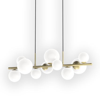 ONLI - Lámpara colgante PALOMA 10xG9/10W/230V dorado