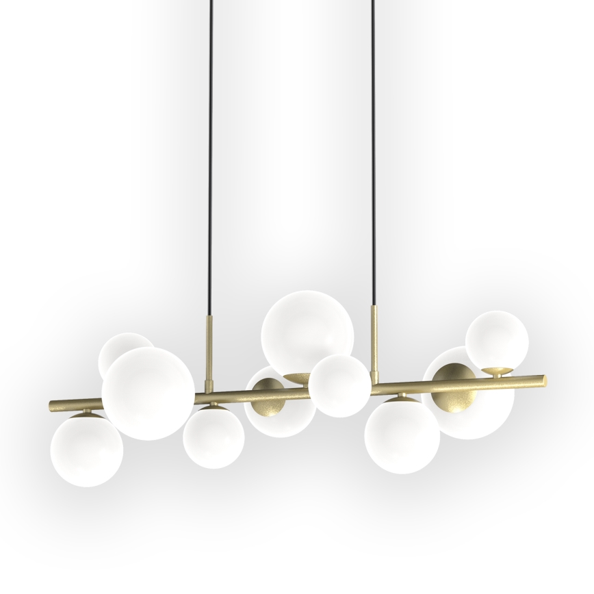 ONLI - Lámpara colgante PALOMA 10xG9/10W/230V dorado