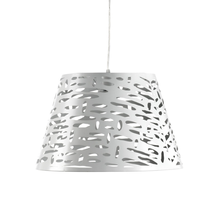 ONLI - Lámpara colgante RICKY 1xE27/15W/230V diá. 40 cm blanco