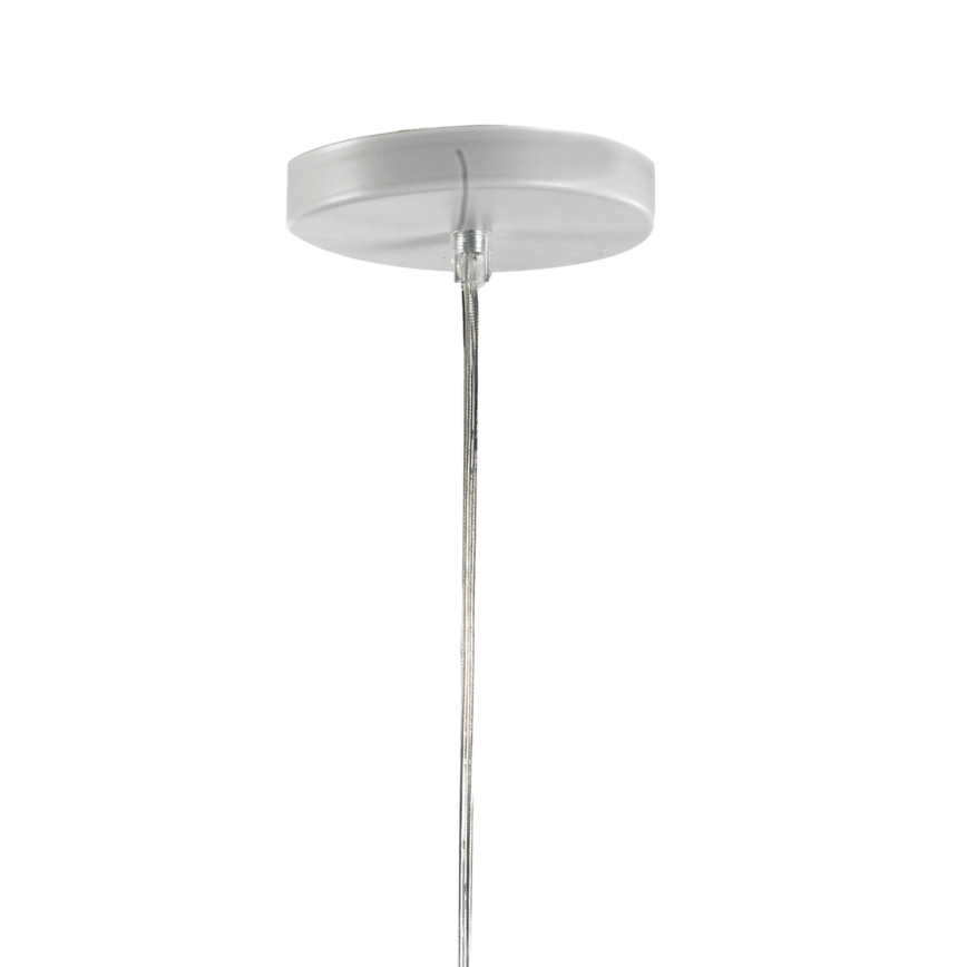 ONLI - Lámpara colgante RICKY 1xE27/15W/230V diá. 40 cm blanco