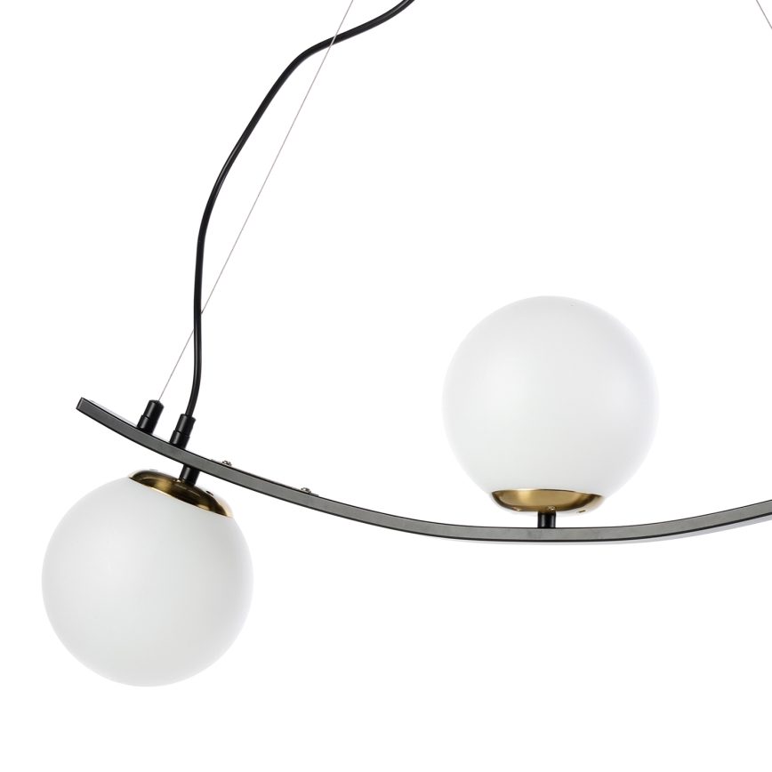 ONLI - Lámpara colgante TRIO 3xE14/6W/230V negro