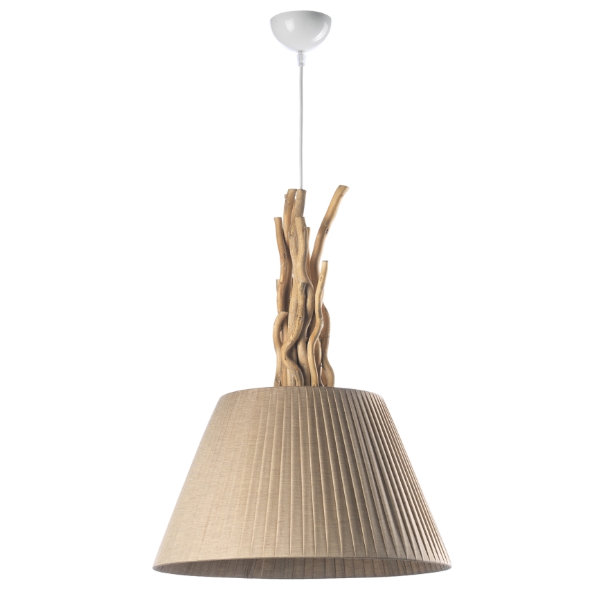 ONLI - Lámpara colgante WOODY 1xE27/22W/230V