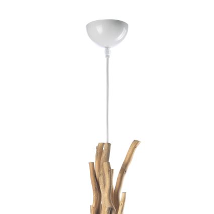 ONLI - Lámpara colgante WOODY 1xE27/22W/230V