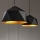 ONLI - Lámpara colgante YONG 1xE27/22W/230V negro diá. 38 cm