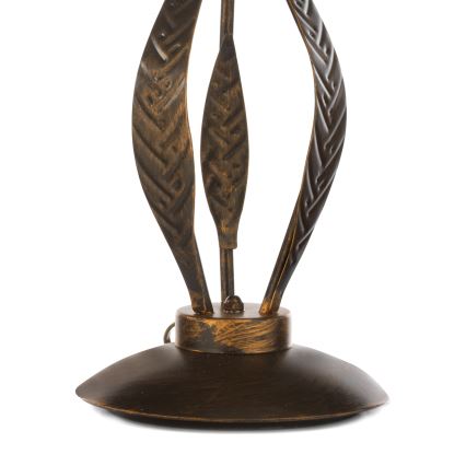 ONLI - Lámpara de mesa ALGA 3xE14/6W/230V 61 cm bronce