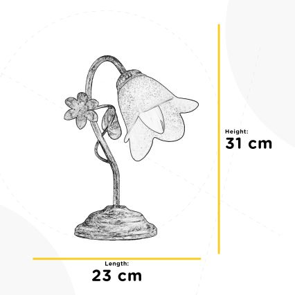 ONLI - Lámpara de mesa BOTTON DORO 1xE14/6W/230V