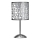 ONLI - Lámpara de mesa BRUCE 1xE27/15W/230V 40 cm cromo mate