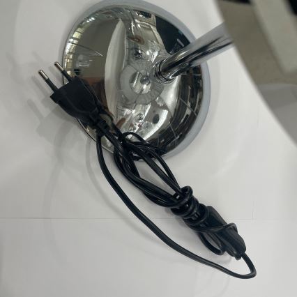 ONLI - Lámpara de mesa BRUCE 1xE27/15W/230V 40 cm cromo mate