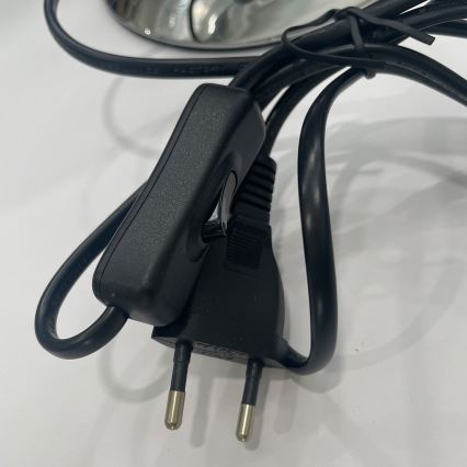 ONLI - Lámpara de mesa BRUCE 1xE27/15W/230V 40 cm cromo mate