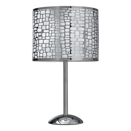 ONLI - Lámpara de mesa BRUCE 1xE27/15W/230V 52 cm cromo mate