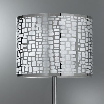 ONLI - Lámpara de mesa BRUCE 1xE27/15W/230V 52 cm cromo mate