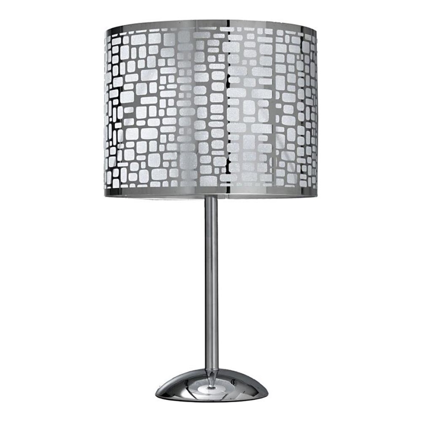 ONLI - Lámpara de mesa BRUCE 1xE27/15W/230V 53 cm cromo mate