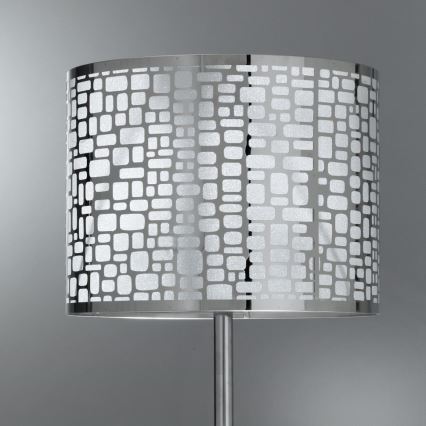 ONLI - Lámpara de mesa BRUCE 1xE27/15W/230V 53 cm cromo mate