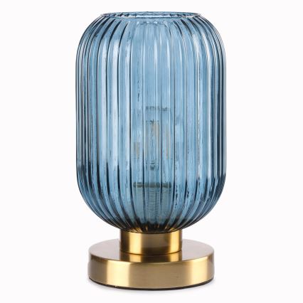 ONLI - Lámpara de mesa DOROTY 1xE27/22W/230V azul/dorado