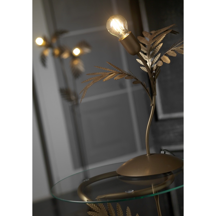 ONLI - Lámpara de mesa DUBAI 1xE27/22W/230V bronce