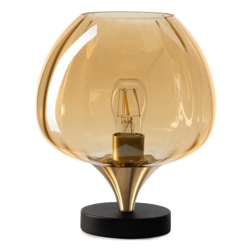 ONLI - Lámpara de mesa ELIDE 1xE27/15W/230V negra/cobre