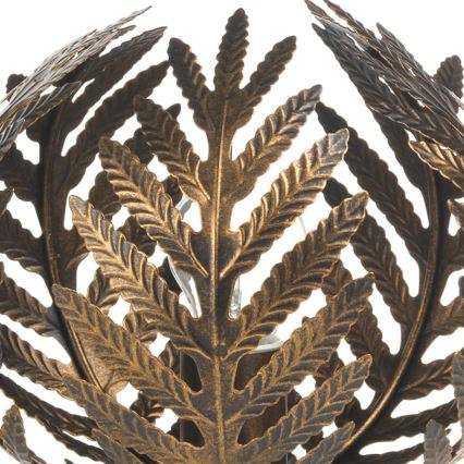 ONLI - Lámpara de mesa FELCE 1xE27/22W/230V diá. 25 cm bronce