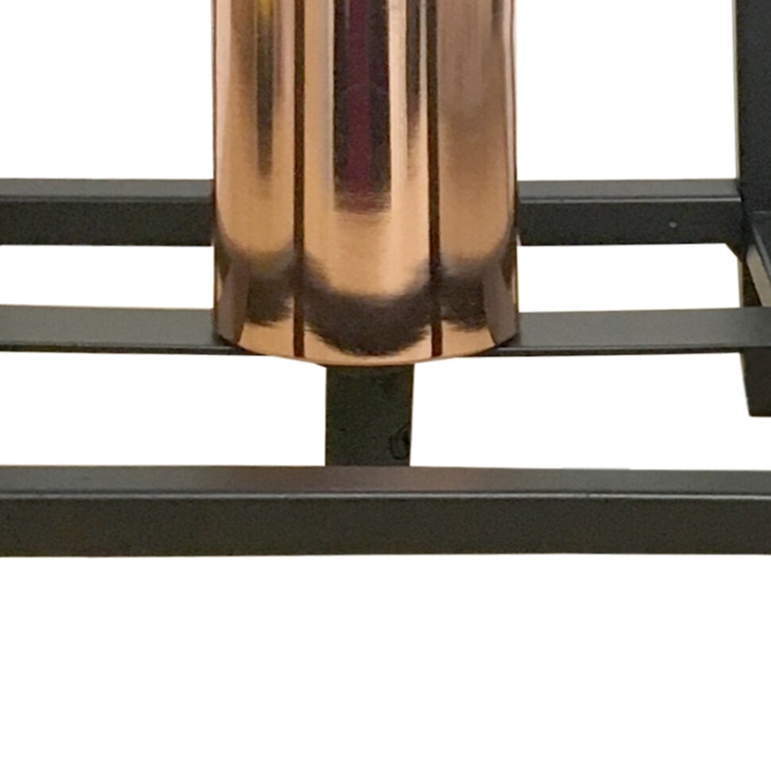 ONLI - Lámpara de mesa FLOKI 1xE27/15W/230V 20 cm negro/cobre