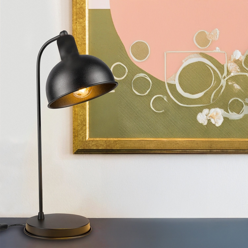 ONLI - Lámpara de mesa ISTANBUL 1xE27/22W/230V 50 cm negro