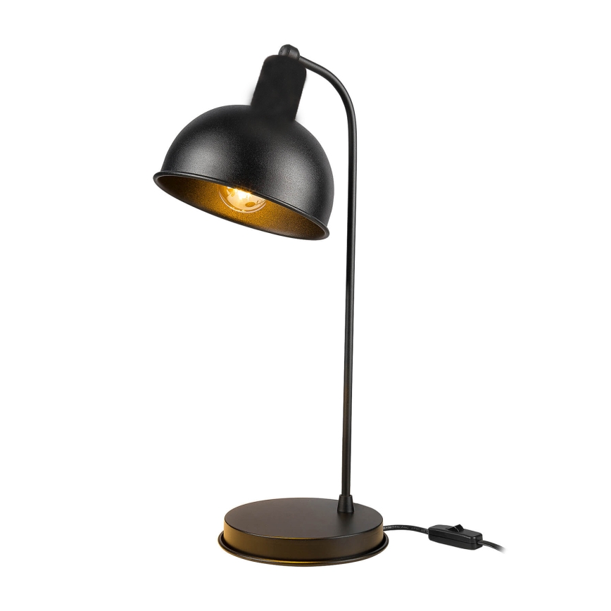 ONLI - Lámpara de mesa ISTANBUL 1xE27/22W/230V 50 cm negro
