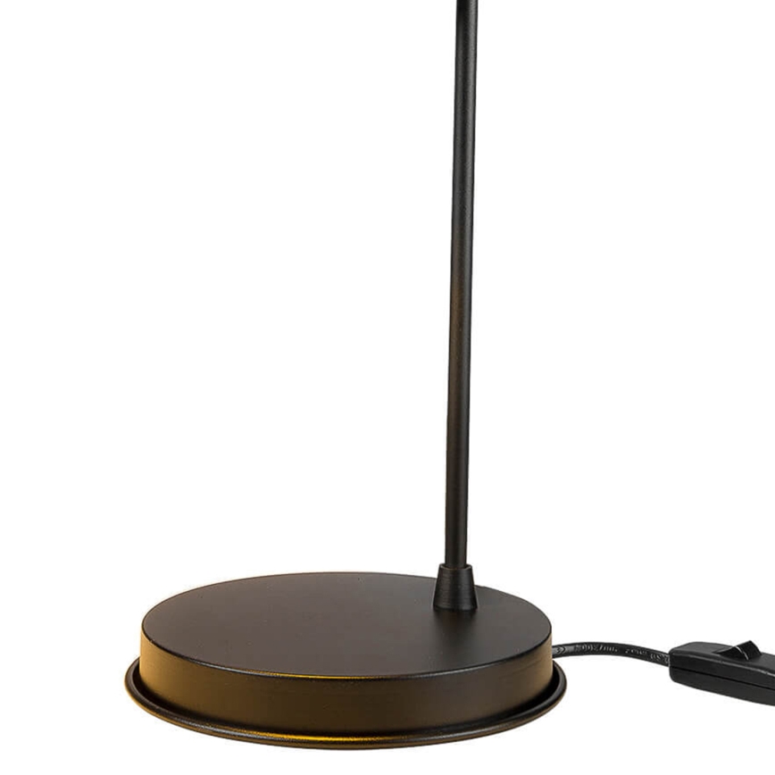 ONLI - Lámpara de mesa ISTANBUL 1xE27/22W/230V 50 cm negro