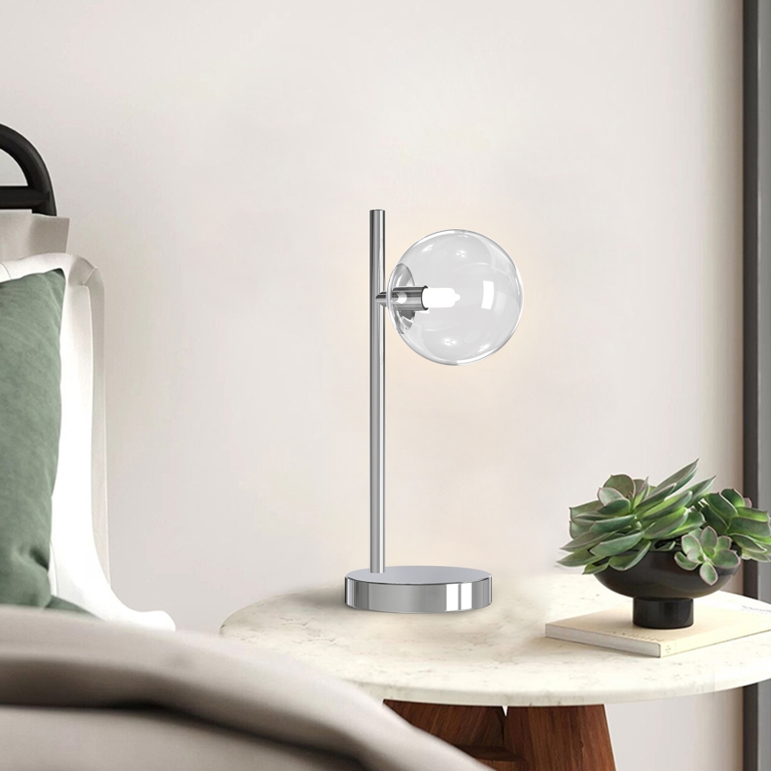 ONLI - Lámpara de mesa KIMBERLY 1xG9/6W/230V cromo brillante