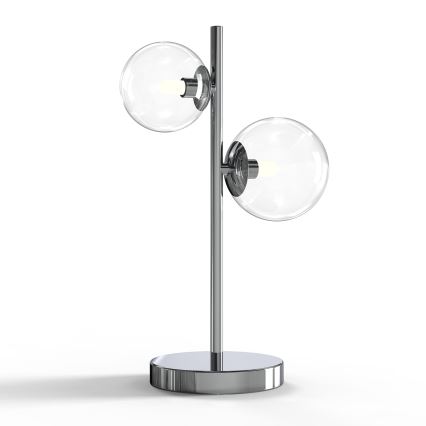ONLI - Lámpara de mesa KIMBERLY 2xG9/6W/230V cromo brillante