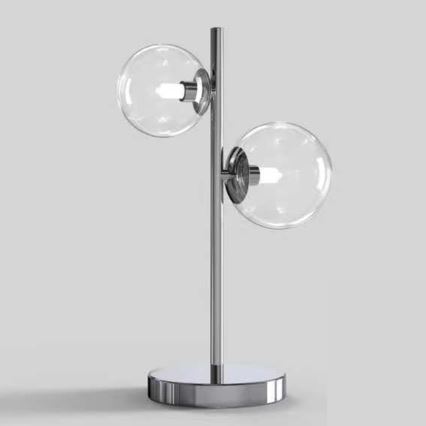 ONLI - Lámpara de mesa KIMBERLY 2xG9/6W/230V cromo brillante