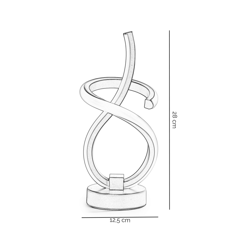 ONLI - Lámpara de mesa LED KIRA LED/10W/230V 4000K 28 cm dorado