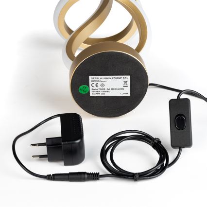 ONLI - Lámpara de mesa LED KIRA LED/12W/230V 4000K 38,5 cm dorado