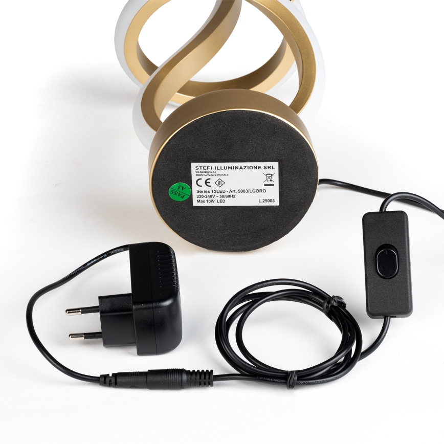 ONLI - Lámpara de mesa LED KIRA LED/12W/230V 4000K 38,5 cm dorado