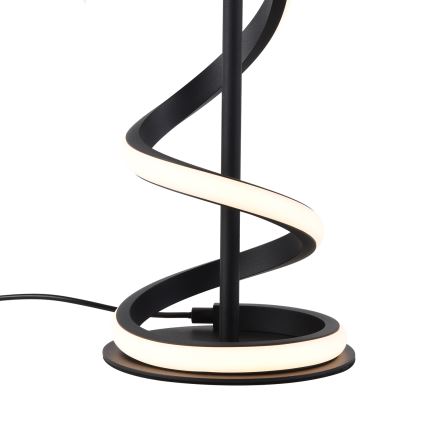 ONLI - Lámpara de mesa LED TWIST LED/12W/230V 4000K 40 cm negro