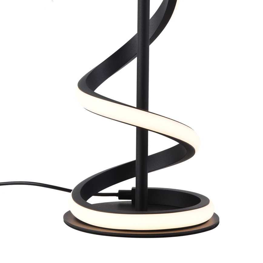 ONLI - Lámpara de mesa LED TWIST LED/12W/230V 4000K 40 cm negro