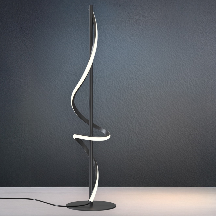 ONLI - Lámpara de mesa LED TWIST LED/16W/230V 4000K 81 cm negro