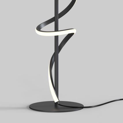 ONLI - Lámpara de mesa LED TWIST LED/16W/230V 4000K 81 cm negro