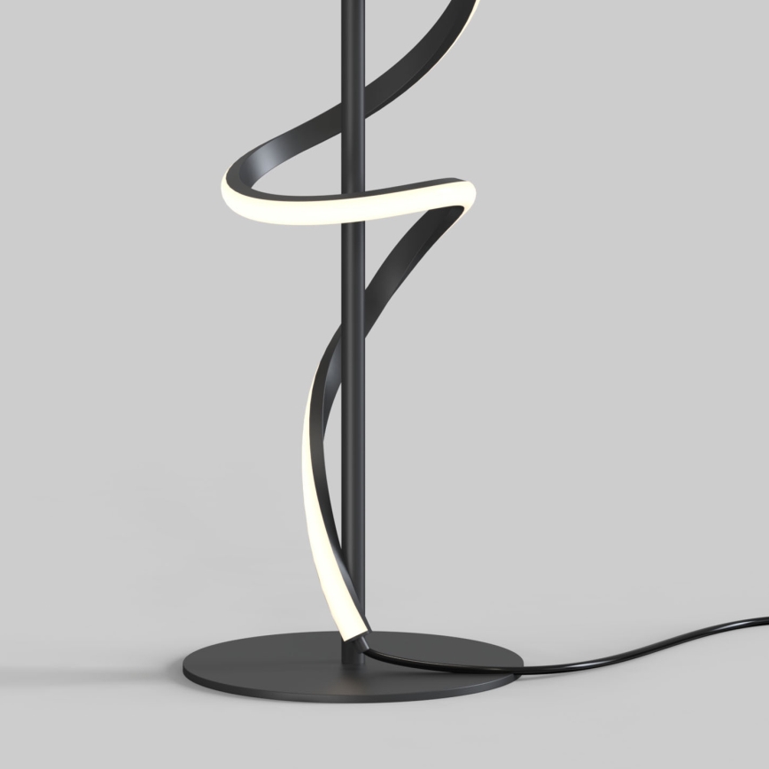 ONLI - Lámpara de mesa LED TWIST LED/16W/230V 4000K 81 cm negro