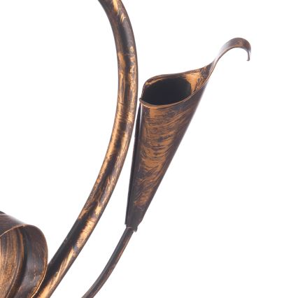 ONLI - Lámpara de mesa LUCREZIA 1xE14/6W/230V bronce