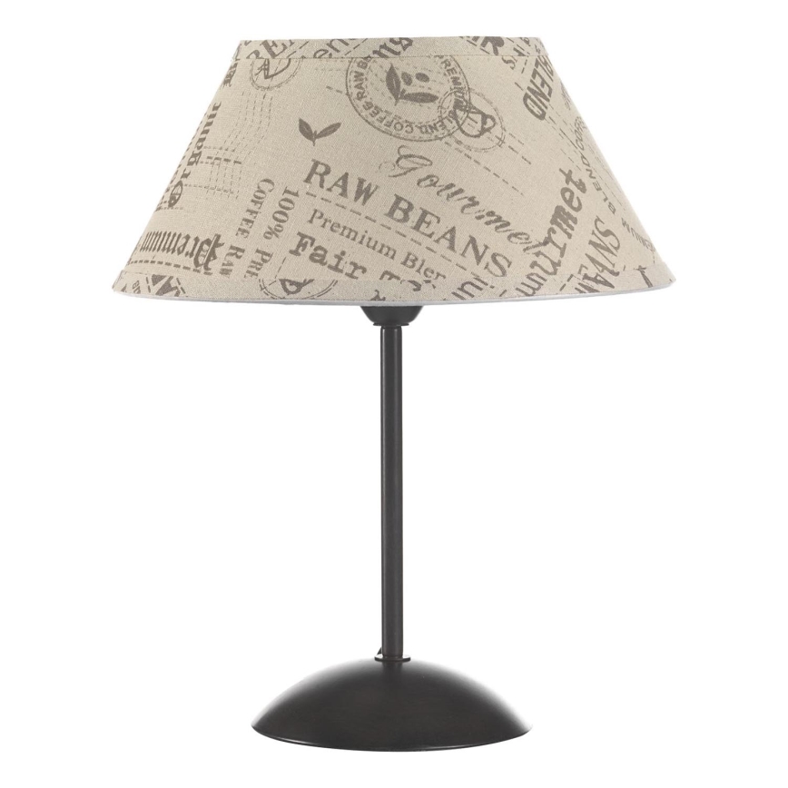 ONLI - Lámpara de mesa MAIDA 1xE27/15W/230V 38 cm marrón