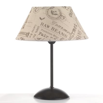 ONLI - Lámpara de mesa MAIDA 1xE27/15W/230V 38 cm marrón
