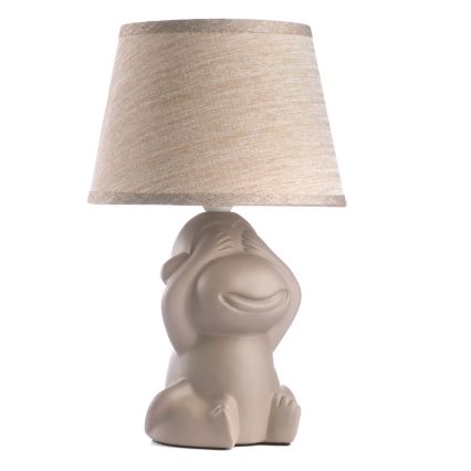 ONLI - Lámpara de mesa MONKEY 1xE14/6W/230V marrón