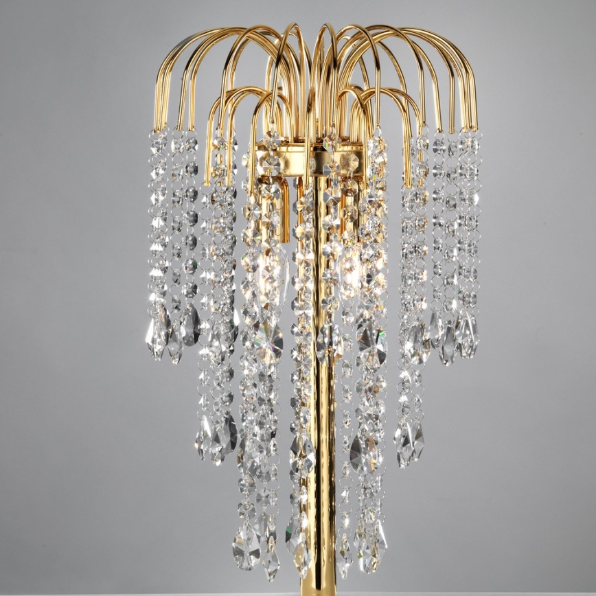 ONLI - Lámpara de mesa PIOGGIA 2xE14/6W/230V dorada 50 cm