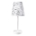 ONLI - Lámpara de mesa RICKY 1xE14/10W/230V 28 cm blanco