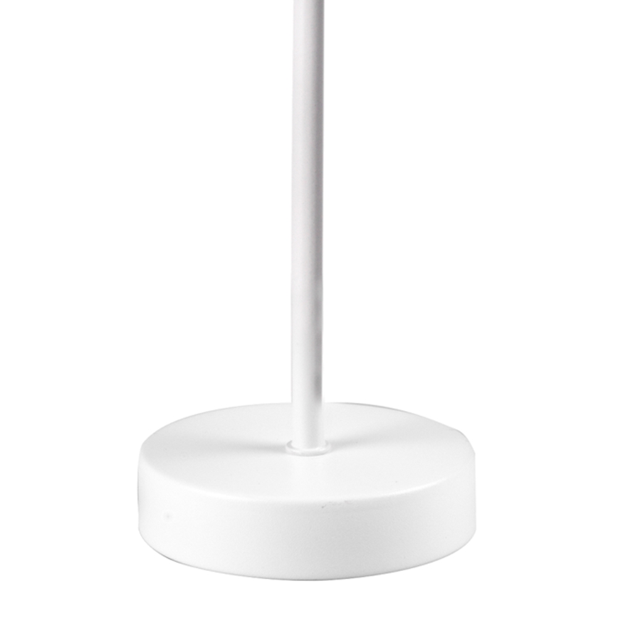 ONLI - Lámpara de mesa RICKY 1xE14/10W/230V 28 cm blanco