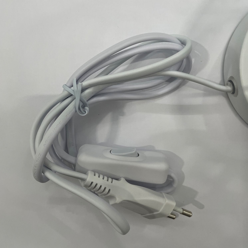 ONLI - Lámpara de mesa RICKY 1xE14/10W/230V 28 cm blanco