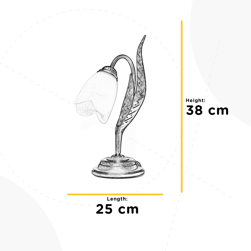 ONLI - Lámpara de mesa SONIA 1xE14/6W/230V